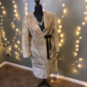 Long tan coat